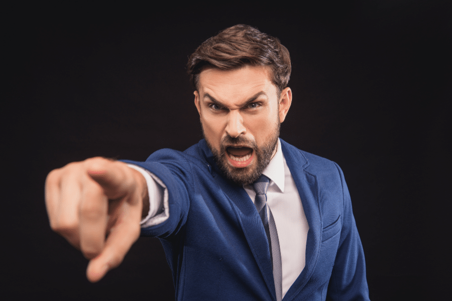hostile body language at work