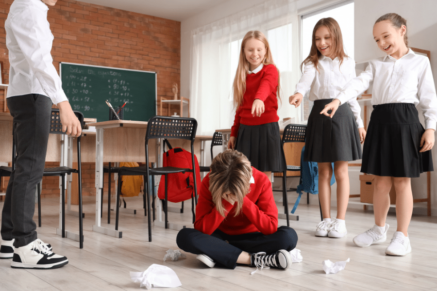 female-on-male bullying at school